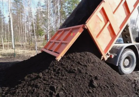 Доставка плодородного чернозема для садовых участков